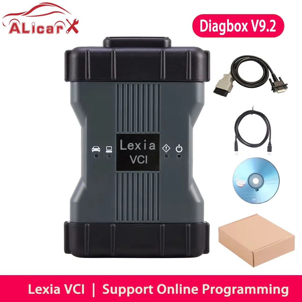 Lexia3 Diagbox V9.2 Lexia 3 VCI Support WIFI Online Programming for Citren Peugeot OBD2 Scanner Cable Auto Car Diagnostics Tool