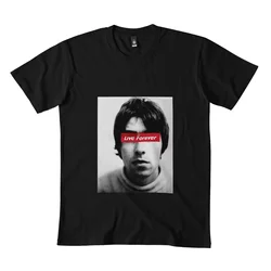 T-Shirt Classique Noir 7DMN, Oasis Live Forever