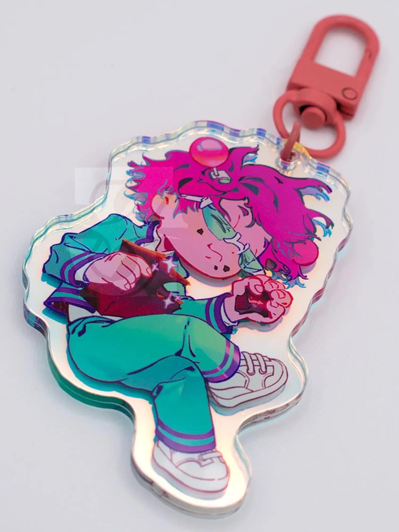 Saiki K Holo Keychain acrylic Gift Anime