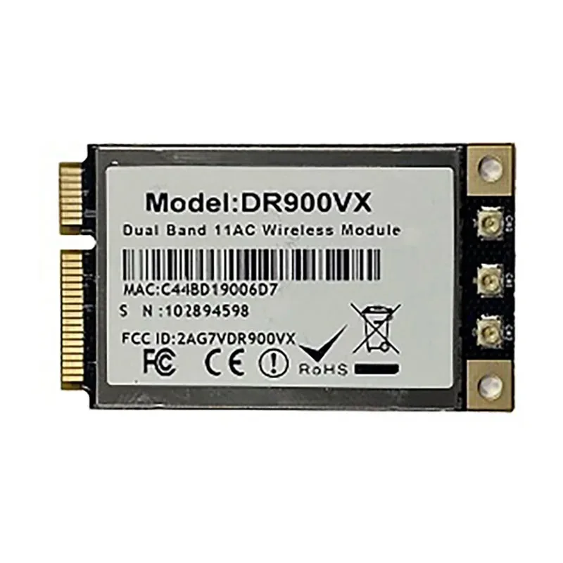 DR900VX Wireless WIFI Module Qualcomm Atheros QCA9880 3x3 MIMO 2.4GHz 26dBm 5GHz 25dBm Dual Band Mini Pice IEEE 802.11ac/a/b/g/n