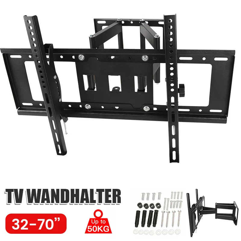 Adjustable Low Profile TV Wall Mount for 32-70 Inch TVs