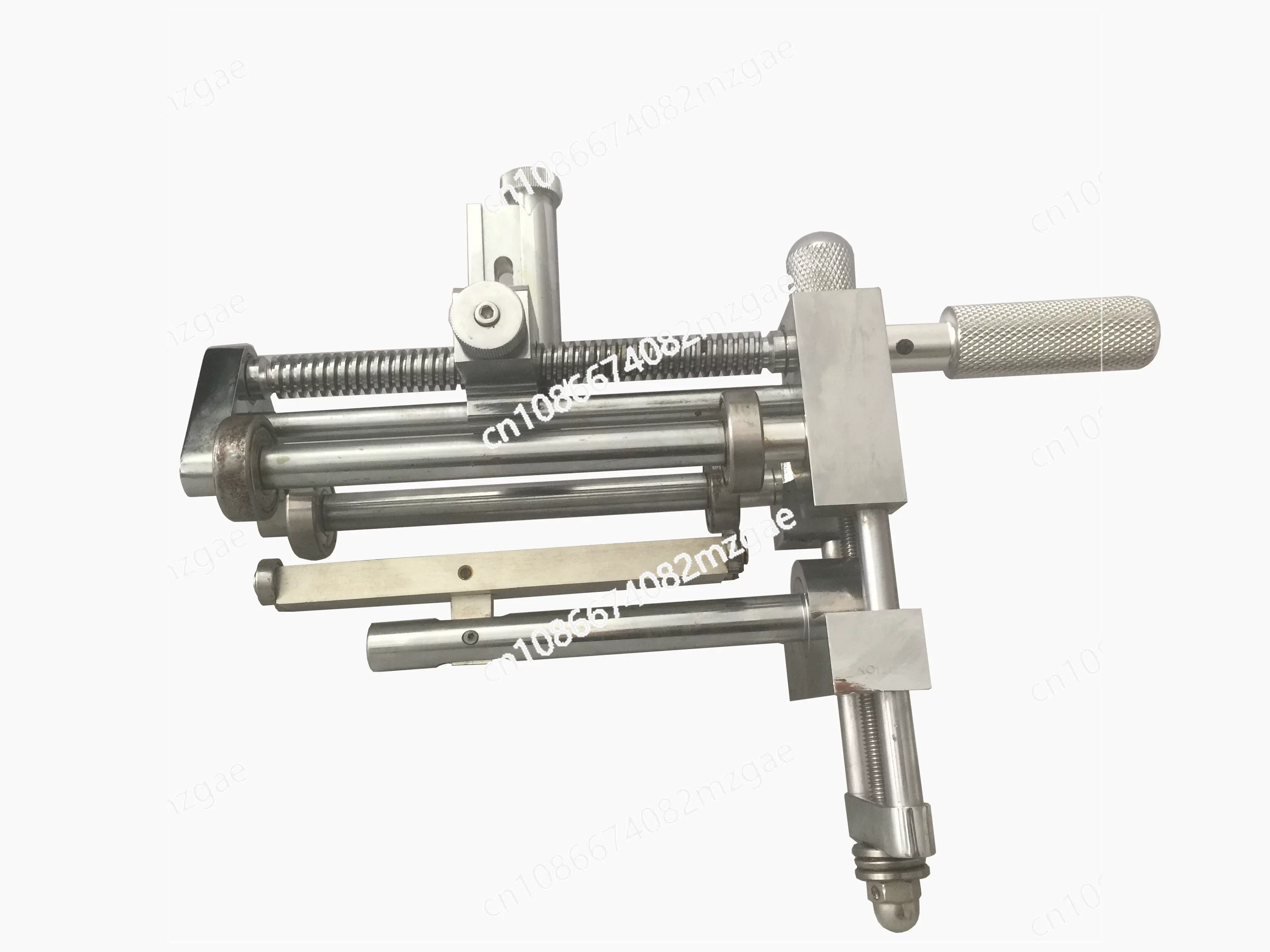 PE pipe mechanical rotary scraper for removing oxide layer scraping with planer knife  four-sided blade Stainless steel frame