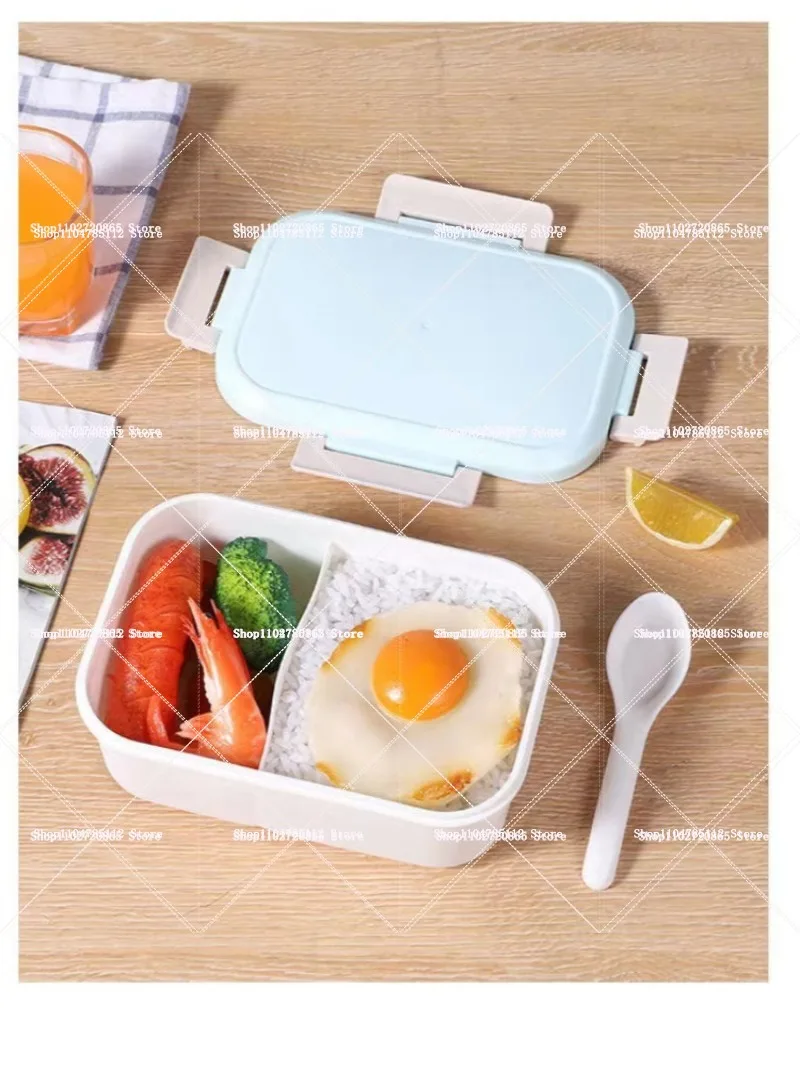 BT21 Box Kawaii Anime COOKY TATA RJ Portable Plastic Insulated Rice Case School Picnic Lunch Container Office Dinner Case Gifts - Detail 1