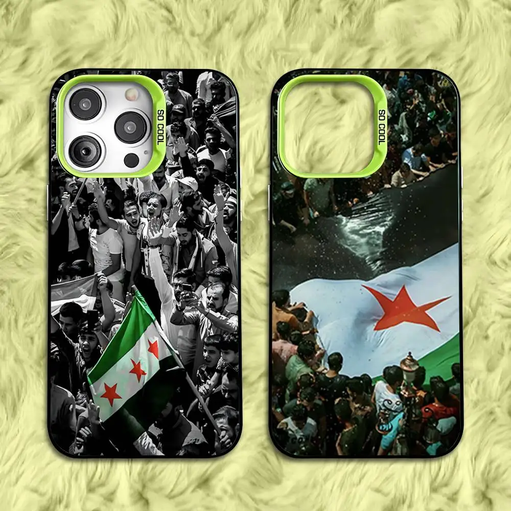 

Syrian Revolution Abdul Baset al-Sarout Phone Case For iPhone 16,15,14,13,12,11,Pro,Max,Plus,Mini,SE Anti Fall Green Matte
