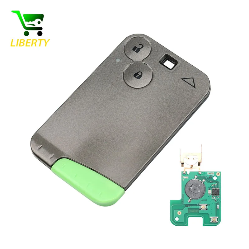 

Liberty Remote Control Car Key For Renault Laguna Espace 2 Buttons 433Mhz Replace Smart Key Card PCF7947 ID46 Chip Keyless Entry