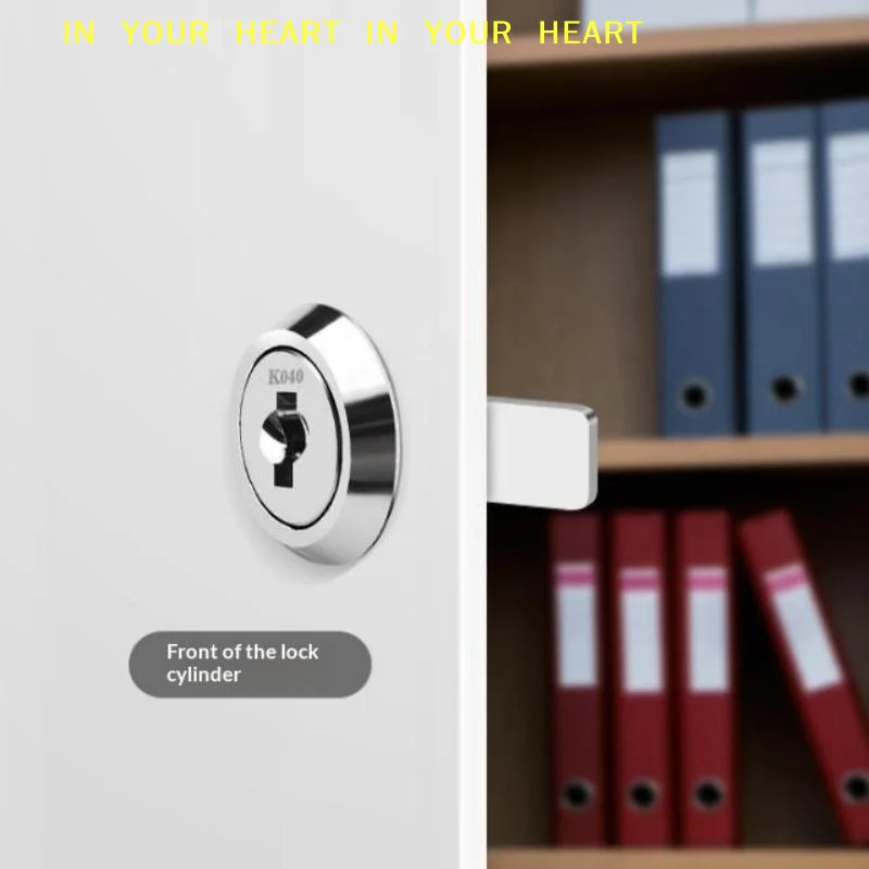 【X】Zinc Alloy Cash Register Lock Heavy Duty Secure with 2 Keys for Drawer Mailbox Cabinet Home Office Furniture