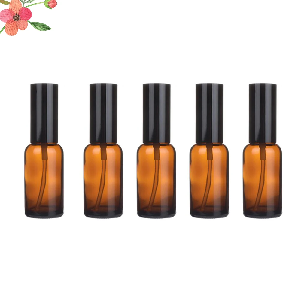 

5 Pcs Small Lotion Bottle Travel Size Empty Bottles Spray Skincare Cosmetics Refill Dispenser Oil