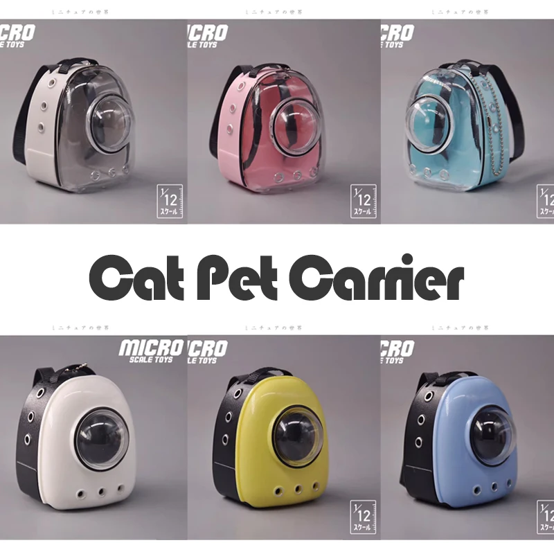

Cat-themed Pet Backpack Kitty Space-themed Rucksack Bookbag Charm White Pink Blue Transparent Space Bag Miniature Model