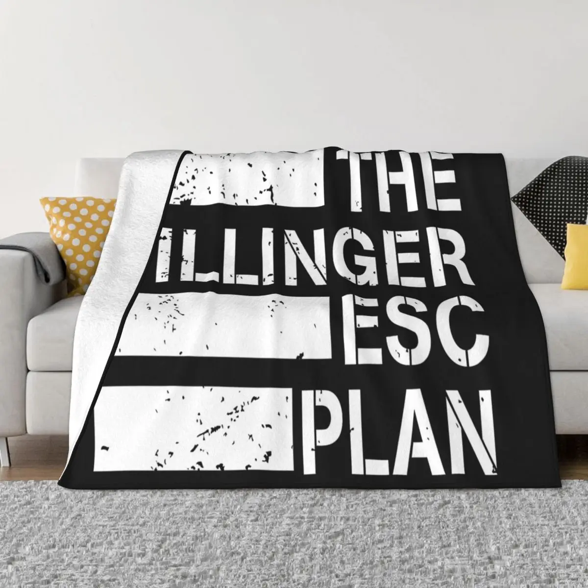 New The Dillinger Escape Plan Metal Band Mens Black Size S To 3Xl Homme Straight Throw Blanket