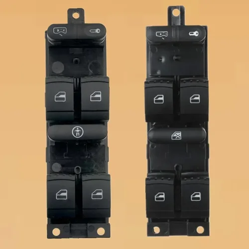 Botón de interruptor de Control de ventana eléctrica, rojo, 9 pines, para Volkswagen Bora Jetta VW Golf MK4 Passat B5 Seat Leon Toledo 1J 4959857 3BD 959857