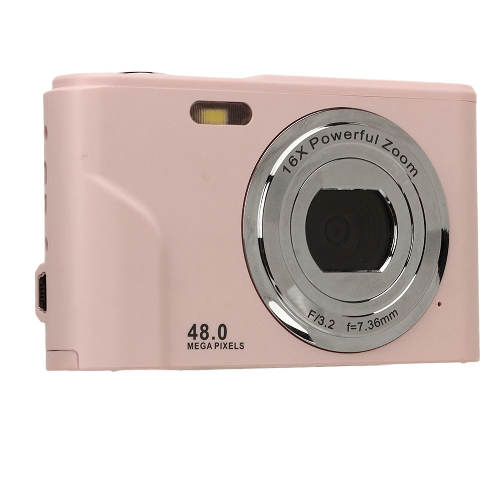 

Digital Camera 48MP 16X Zoom 1080P HD 2.4 Inch IPS Display Mini Compact Pocket Camera US Plug 100-240V