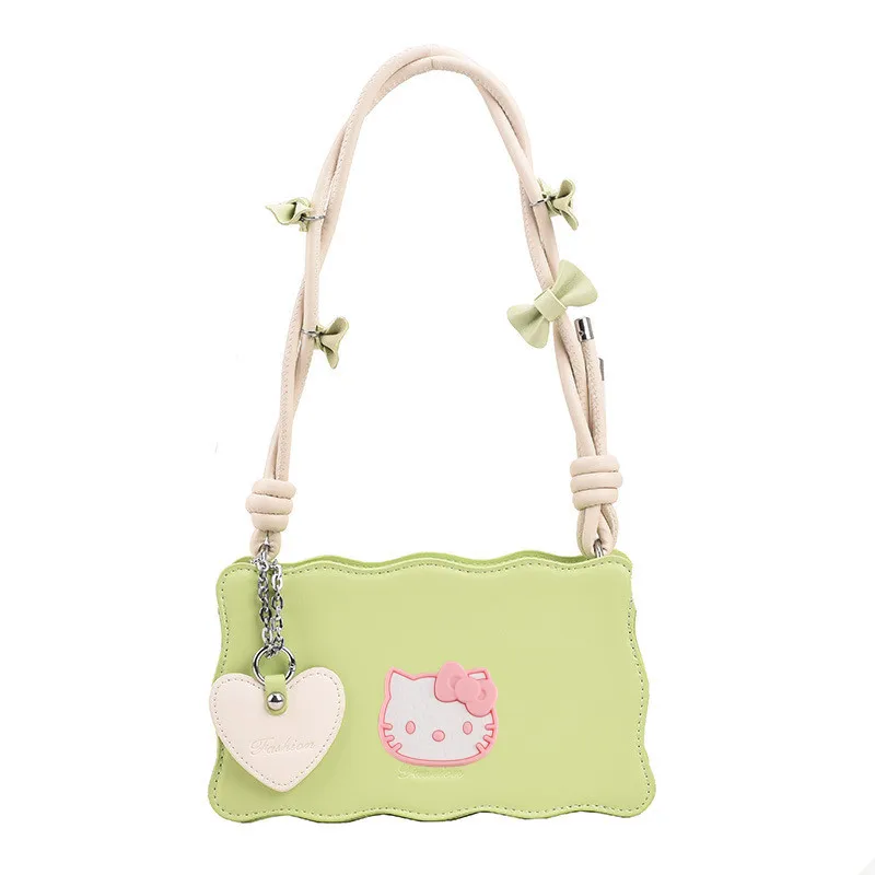 

Hello Kitty балерина с бантом подмышками женская Sanrio женская новая модная сумка через плечо модная сумка