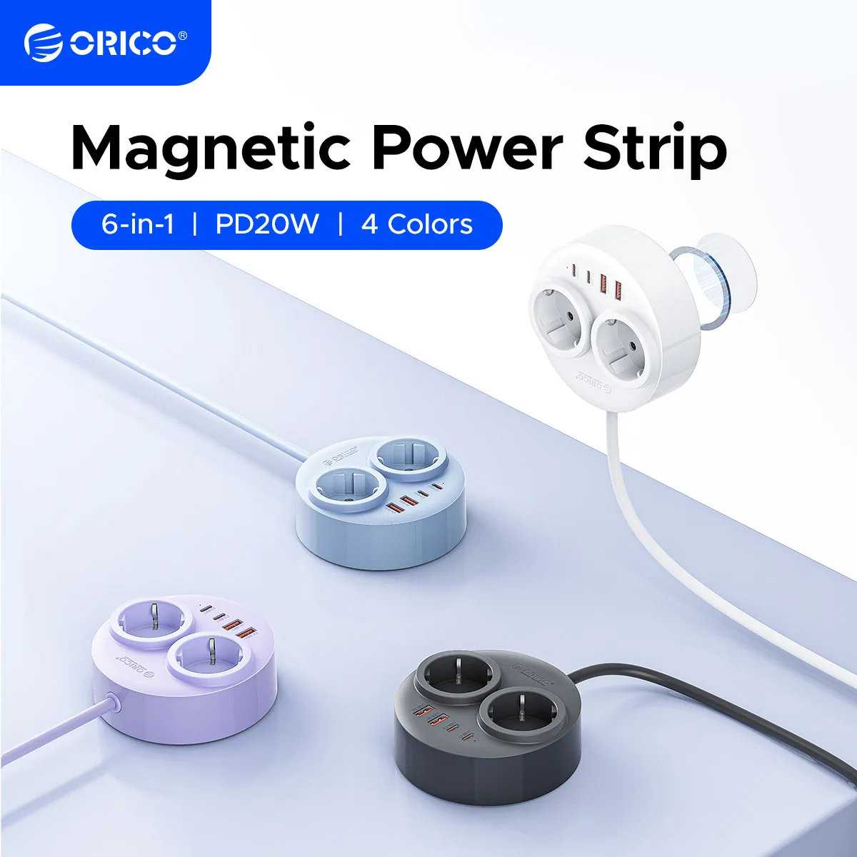 orico-magnetic-eu-power-strip-pd-20w-fast-charging-station-2ac-type-c-usb-a-port-16m-electric-extension-cord-for-home-office