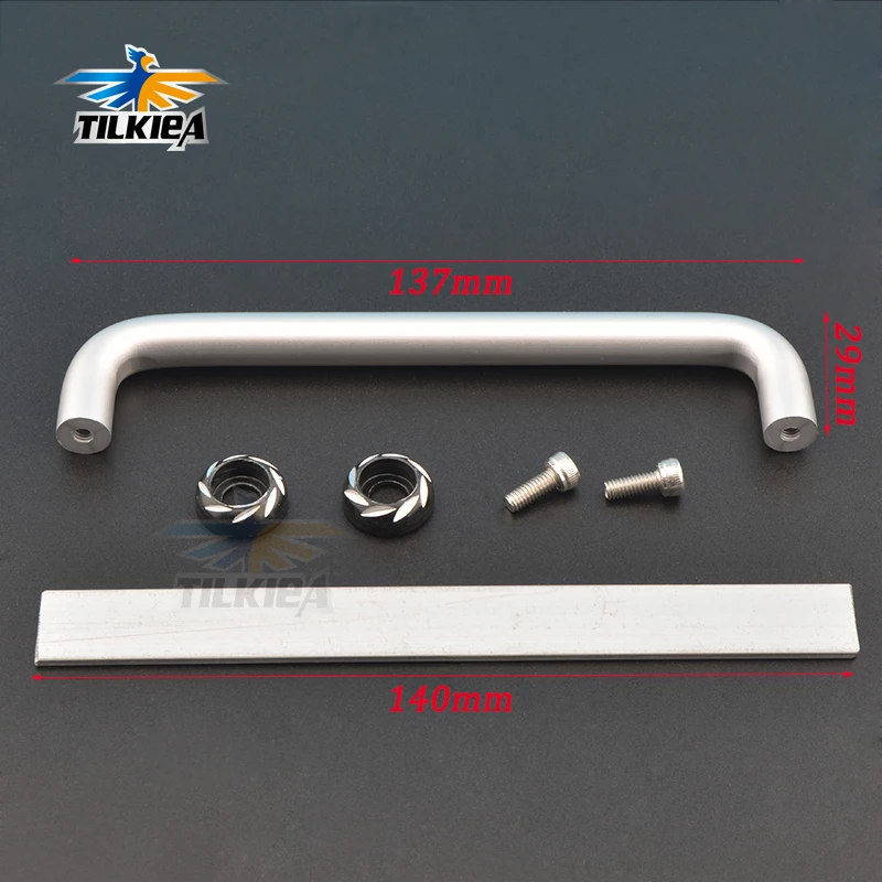 ALUMINIUM Side Handle For rc 1.2-1.4 Meter model boat Handle Length 128mm