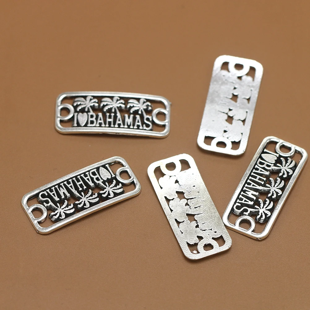 

20pcs Coconut Tree Bracelet Connector Alloy Charm Pack for DIY Necklace Bracelet Jewelry Making Pendant Accessories