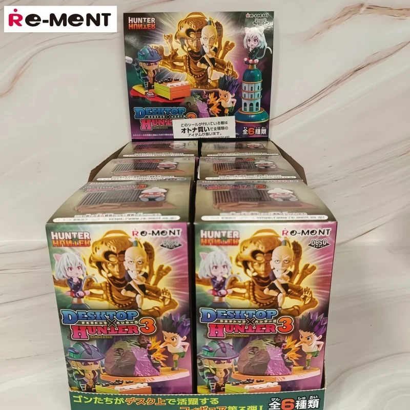 

Re-Ment Hunter × Hunter Anime Desktop Collection Figure Gon & Killua Zoldyck Models Gift For Boys Ornament Action Figures Toy