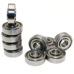 10pcs 608 608ZZ 608-9ZZ 8x22x7x9 Bore Protruding Heightening the inner ring bearing ball bearing with heightened inner ring