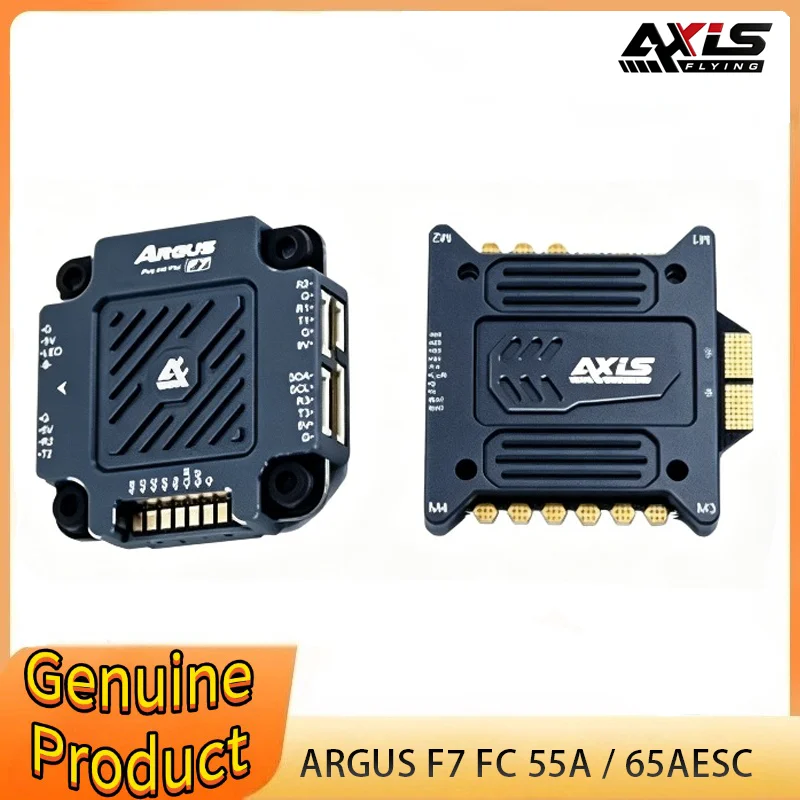 AxisFlying Argus PRO Stack F7 Flight Controller 96K 55A / 65A BL32 4in1 ESC 3-6S 30X30mm for FPV Freestyle Drone