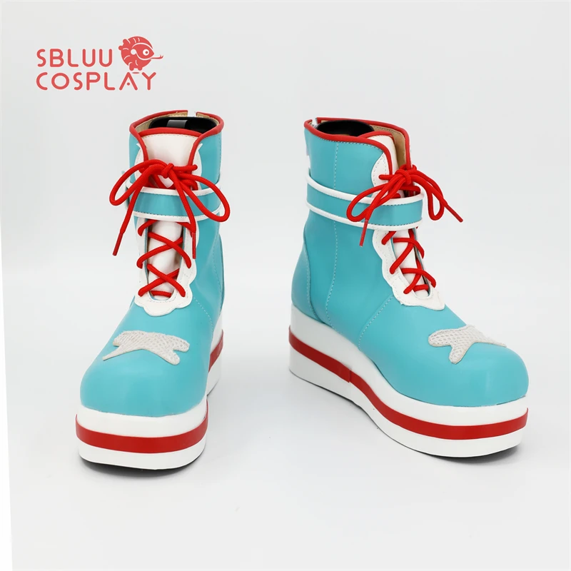 SBluuCosplay Anime Kasumi Toyama Cosplay Shoes Custom Made Boots