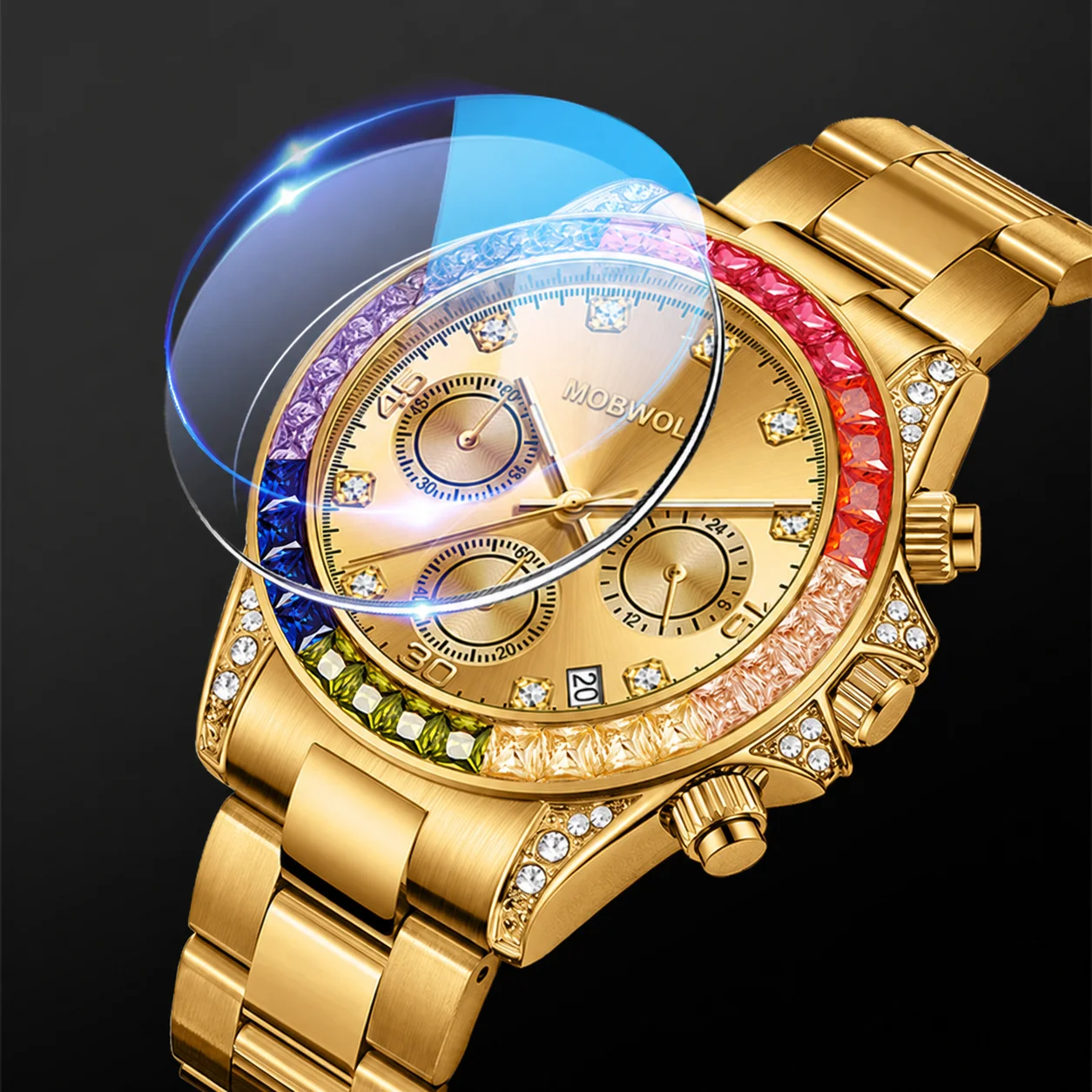 นาฬิกาข้อมือผู้ชาย MOBWOL, นาฬ - Smartwatch Slim Watches For Men บทวิจารณ์และราคา
