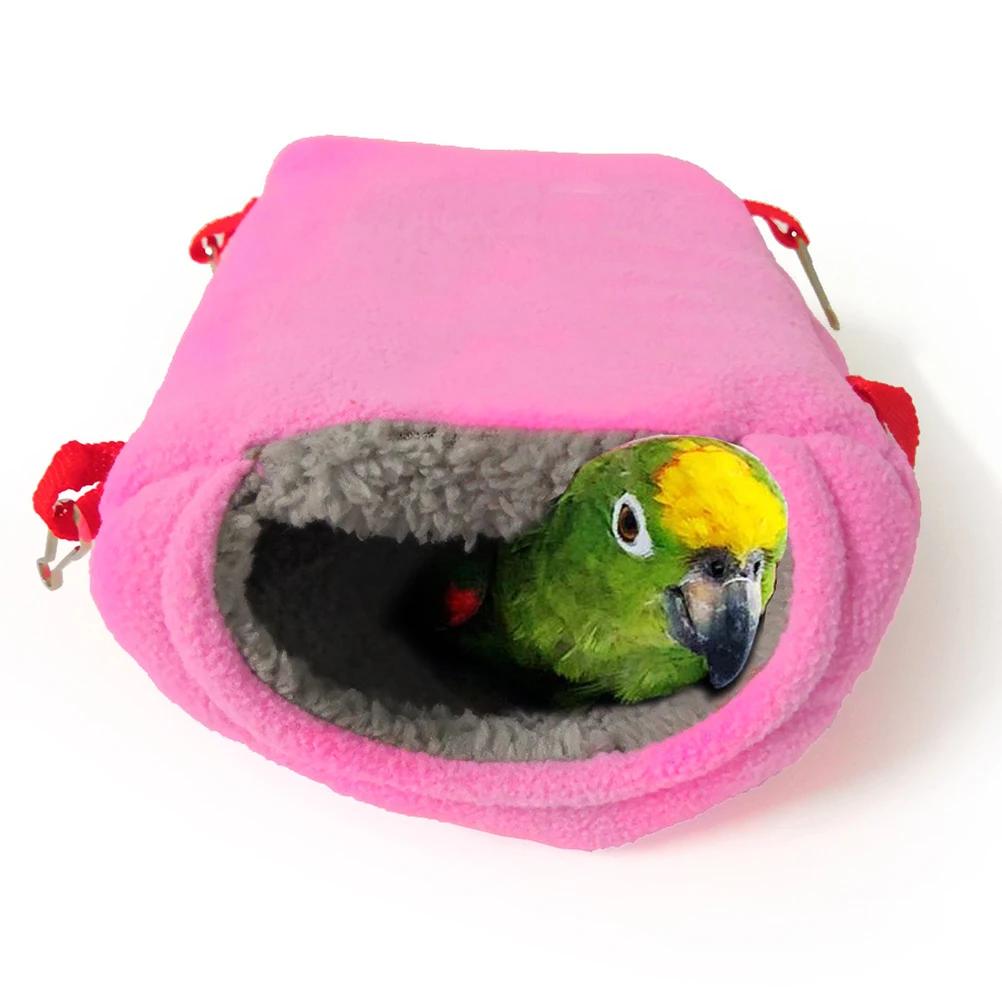 

Parrot Warm Tent Hammock Nest Indoor Birds Long Tail House Sleeping Pad Pet Bird Cage Accessories Durable Comfortable