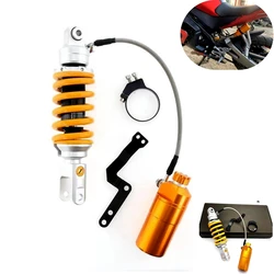 CNC 325mm Motorcycle Dual Damping Adjustable Central Rear Shock Absorber For Kawasaki Ninja 300/250/Z250 Yamaha honda universal
