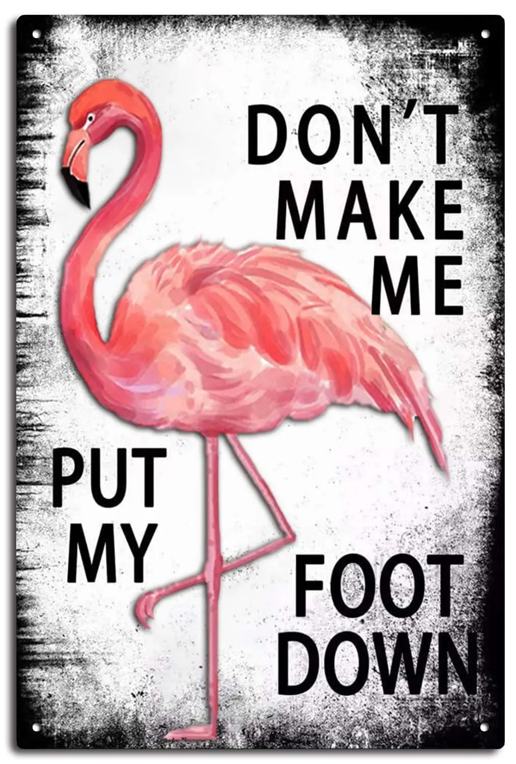 xitangyouyu Flamingo Decor, 12.0 x 8.0 inches Metal Tin Sign, Funny Retro Signage for Women, Pink Flamingo Gifts, Home and  sign