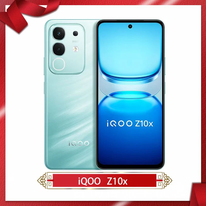Original IQOO Z10x 5G Cell Phone 6.72inch LCD MTK Dimensity7300