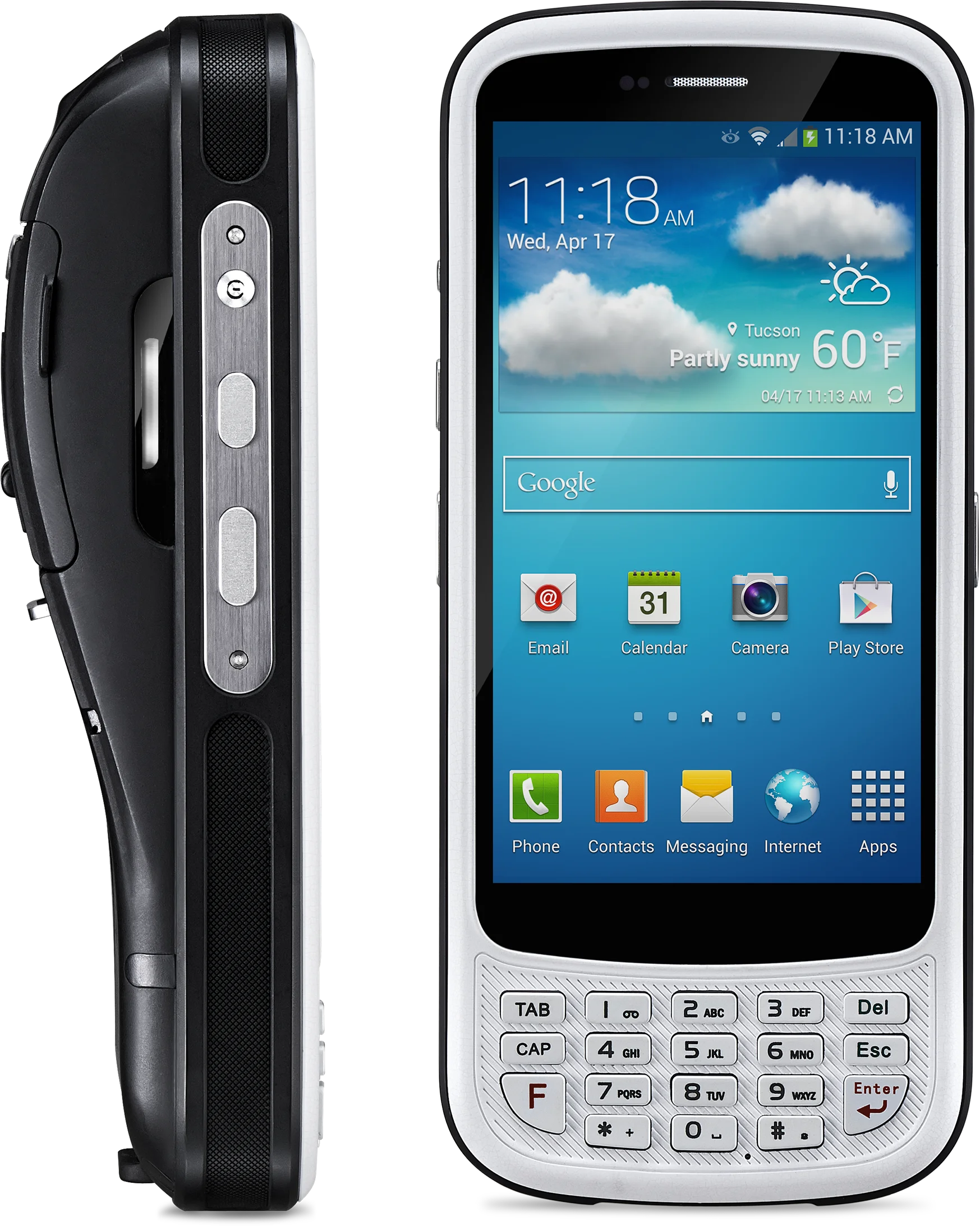 C75 Android 11 Handheld PDA Rugged Mobile Terminal with 58mm Thermal Printer & 2D Barcode Scanner CPU Processed Stock