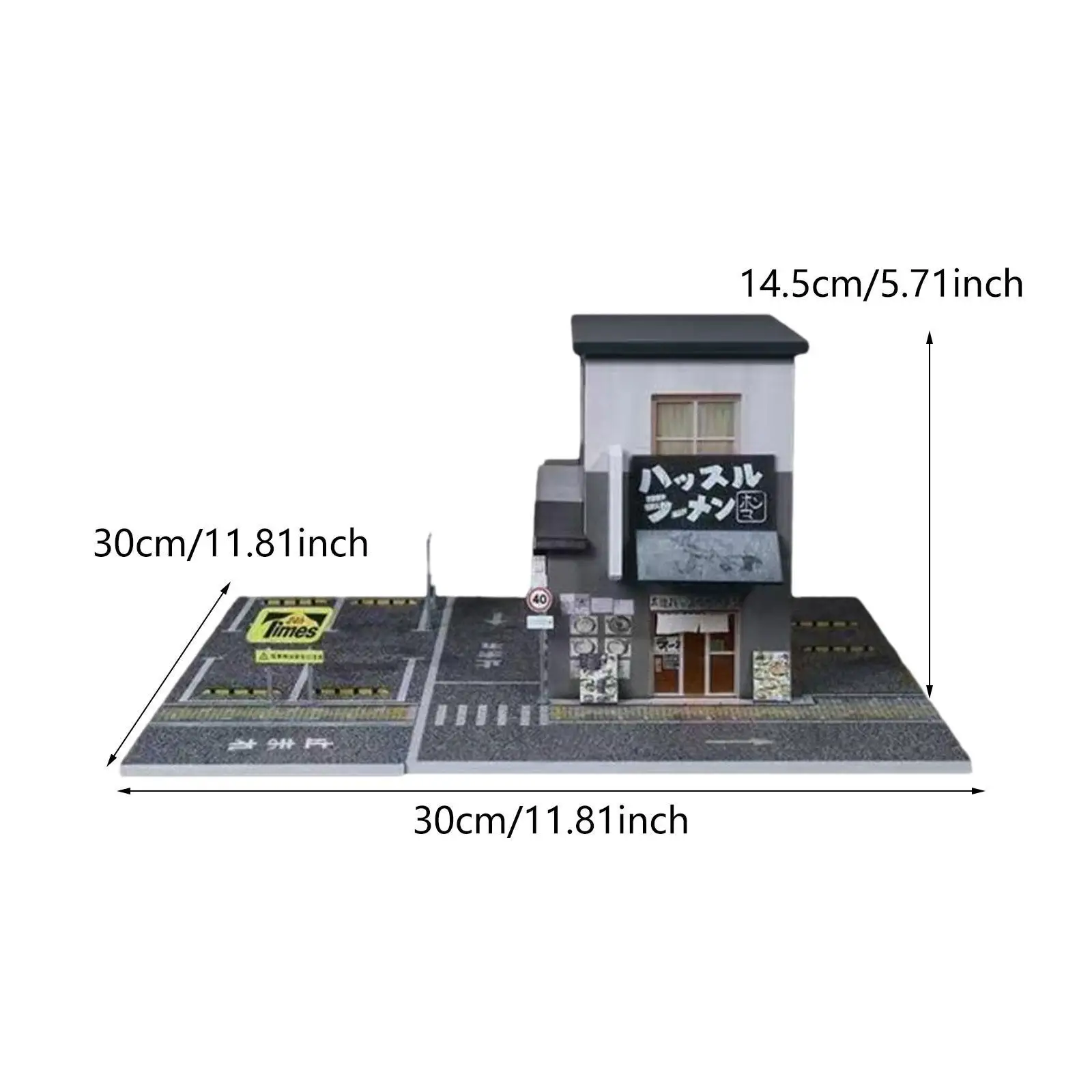 체중계 라멘 상점 디오라마 모델 S 게이지, 영화 소품, 거리 장식, 1:64