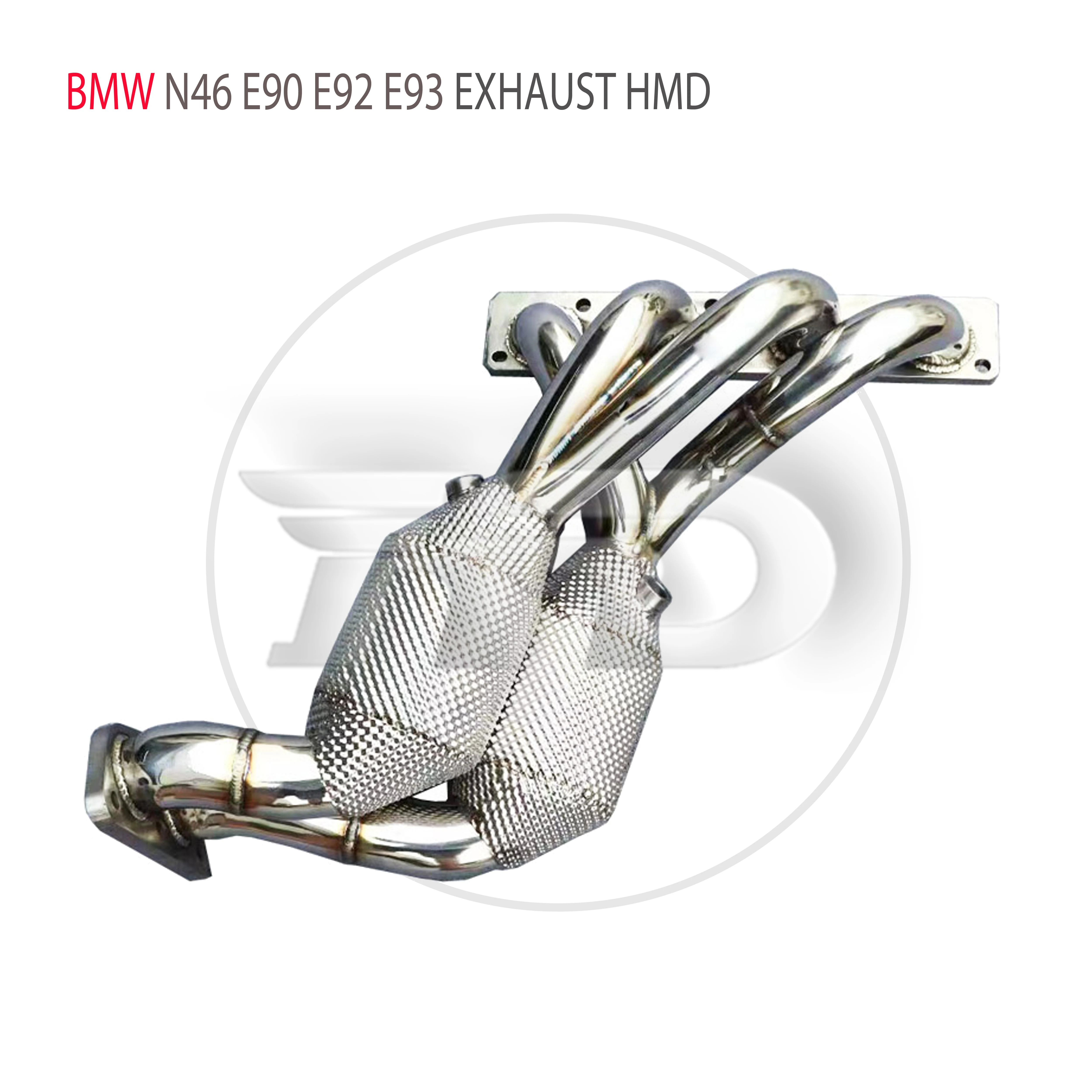 

HMD Exhaust System High Flow Performance Downpipe for BMW 318i 320i E90 E92 E93 N46 Engine Car Accessories With Cat Pipe