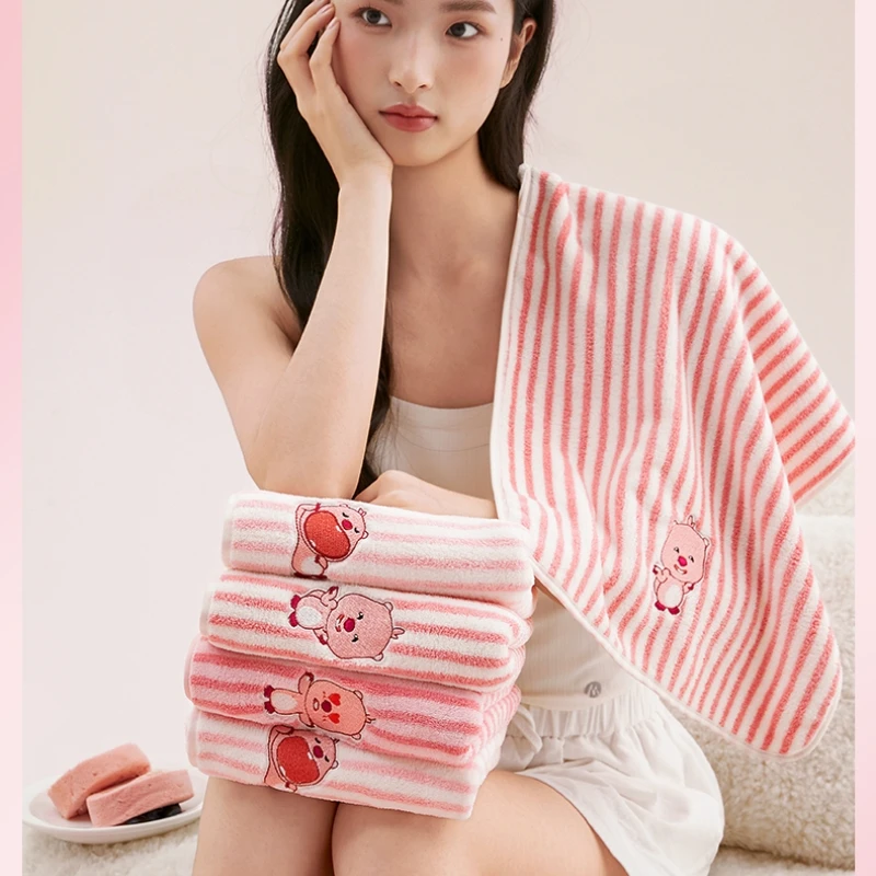 귀여운 루프 타월 성인용 가정용 부드러운 얼굴 타월 욕실 목욕 드라이 헤어 와이프 물을 흡수하고 쉽게 머리카락이 빠지지 않음