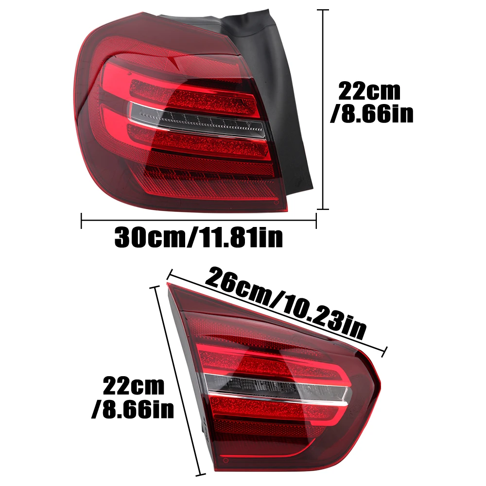 1 Set Tail Lights for Mercedes-Benz GLA X156 2013-2017 European