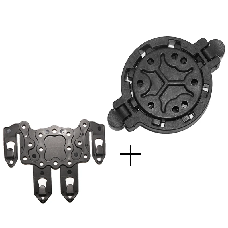 NONE Taktische Pistole Hoslter Plattform Jagd Quick Release Pistole Holster Molle Strike-Plattform Adapter System 360-Grad-Winkel 4