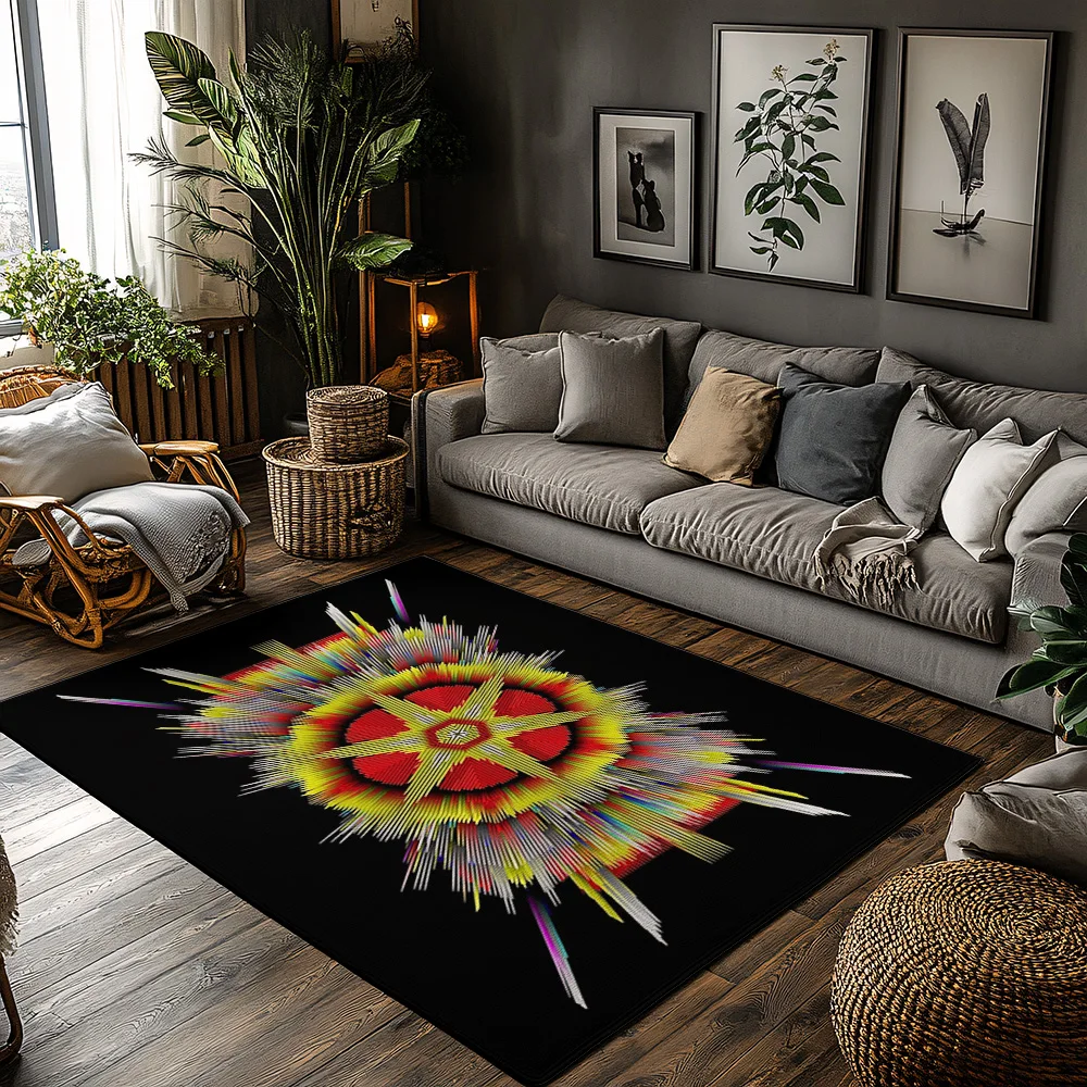 

Коврик с абстрактным узором для дома и улицы, моющийся напольный коврик, домашний декор, входной ковер, современный художественный коврик, нескользящий, добро пожаловать M