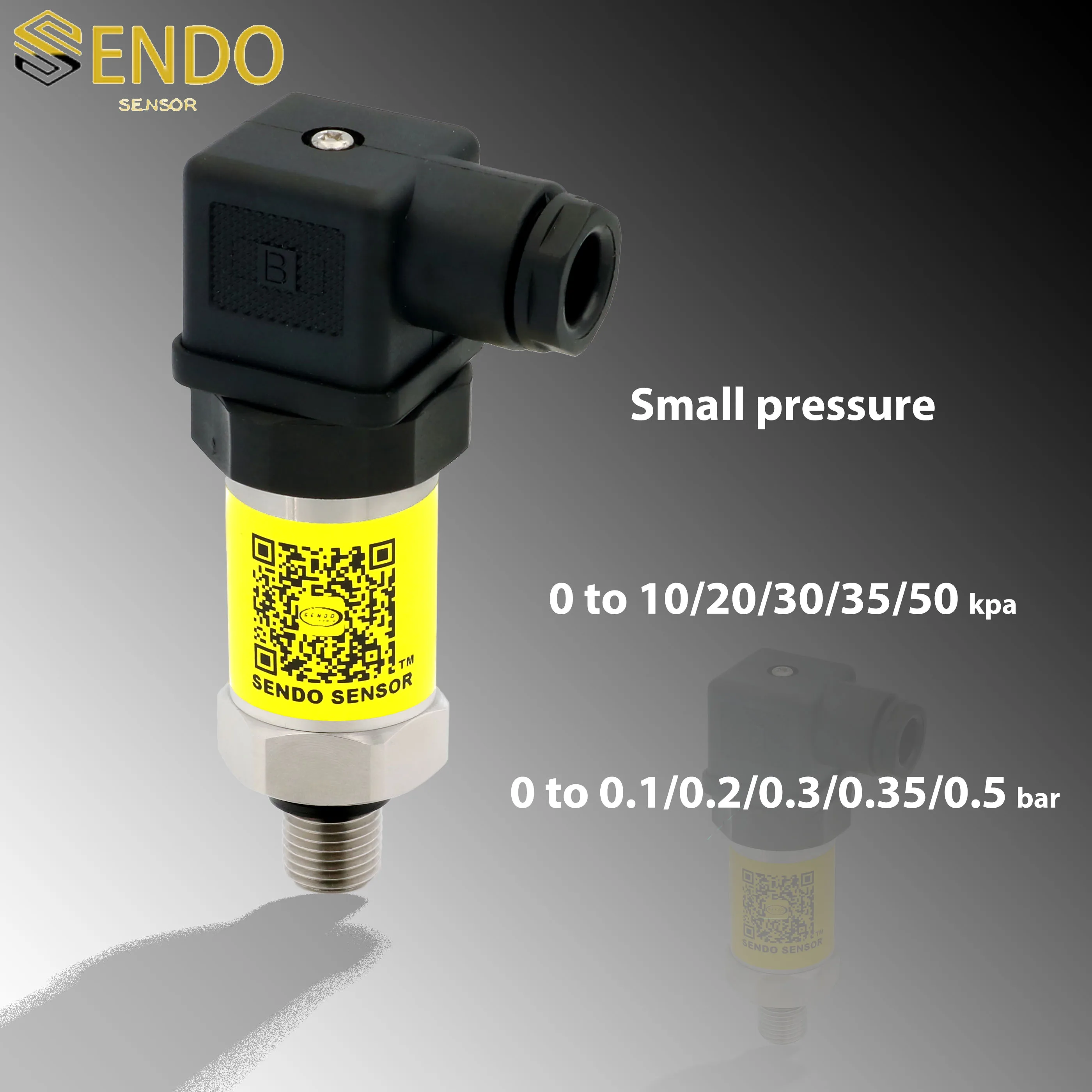 

100mbar pressure transmitter 350 500 mbar 0.4bar 20 30 kpa 1.5 psi gauge signal 4 20mA 0 5V 0 10V 0.5-4.5V DC 5V 12 24 V power