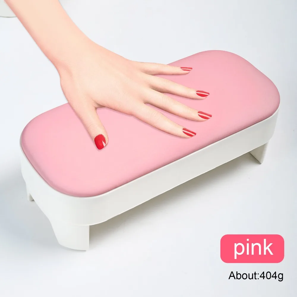 

Подушка для дизайна ногтей с двумя руками, съемная подставка для ногтей, маникюрный стол, подставка для маникюра, искусственная кожа, материал PU