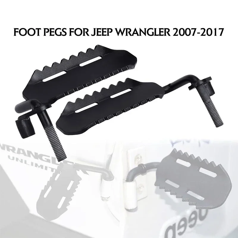 

Outside Door Pedal Foot Pegs Nerf Bars & Running Boards for Jeep Wrangler JL 2018-2020