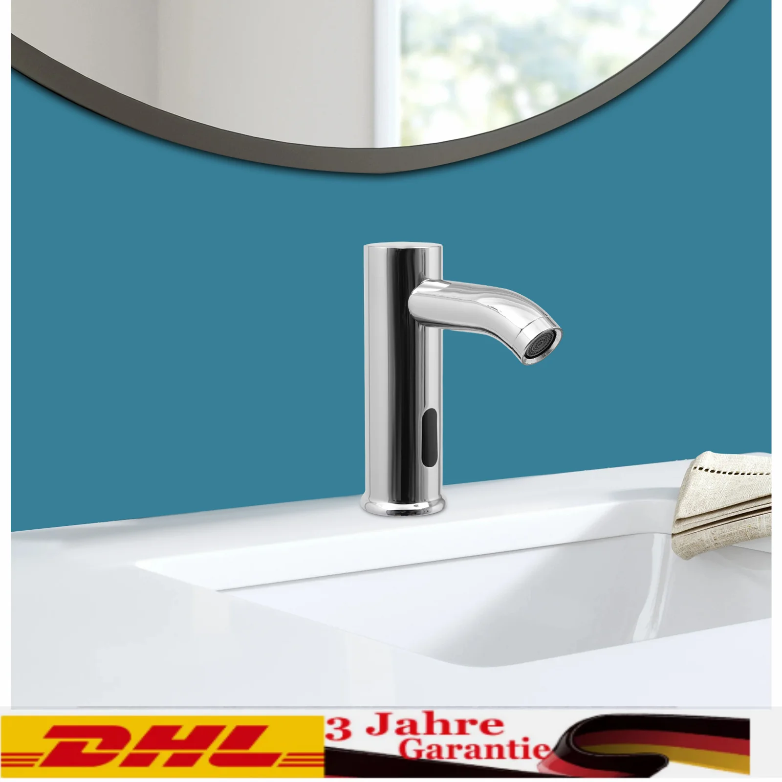 Touchless Faucet Automatic Sensor Faucet, Intelligent Non-Contact Infrared Faucet for Home, Restaurants, Shopping Malls, Schools