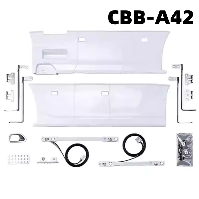770s 4x2 Side Baffles Two-Axle CBB-A42 CBB-B42 Abs For 1/14 Tamiyaa RC Dump Truck Tractor Scaniaa JUWUIBA Toy Model Parts