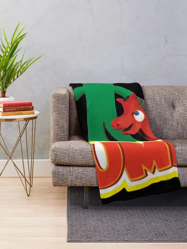 High Quality Vintage Gumby Shirt Throw Blanket Camping Weighted Blankets