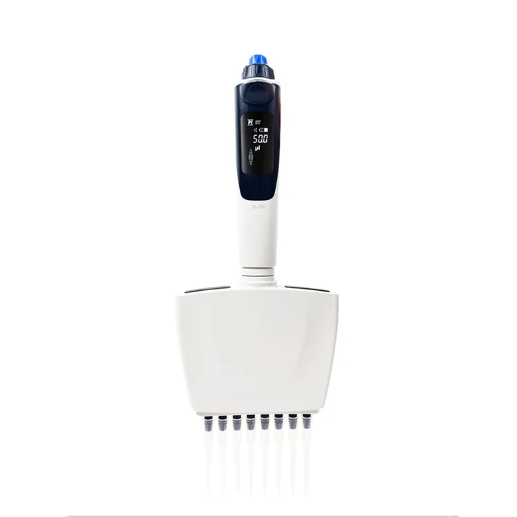 Automatic Pipettes Laboratory Electric Pipette 0.1-100ml  Plastic Multichannel Electronic Pipette