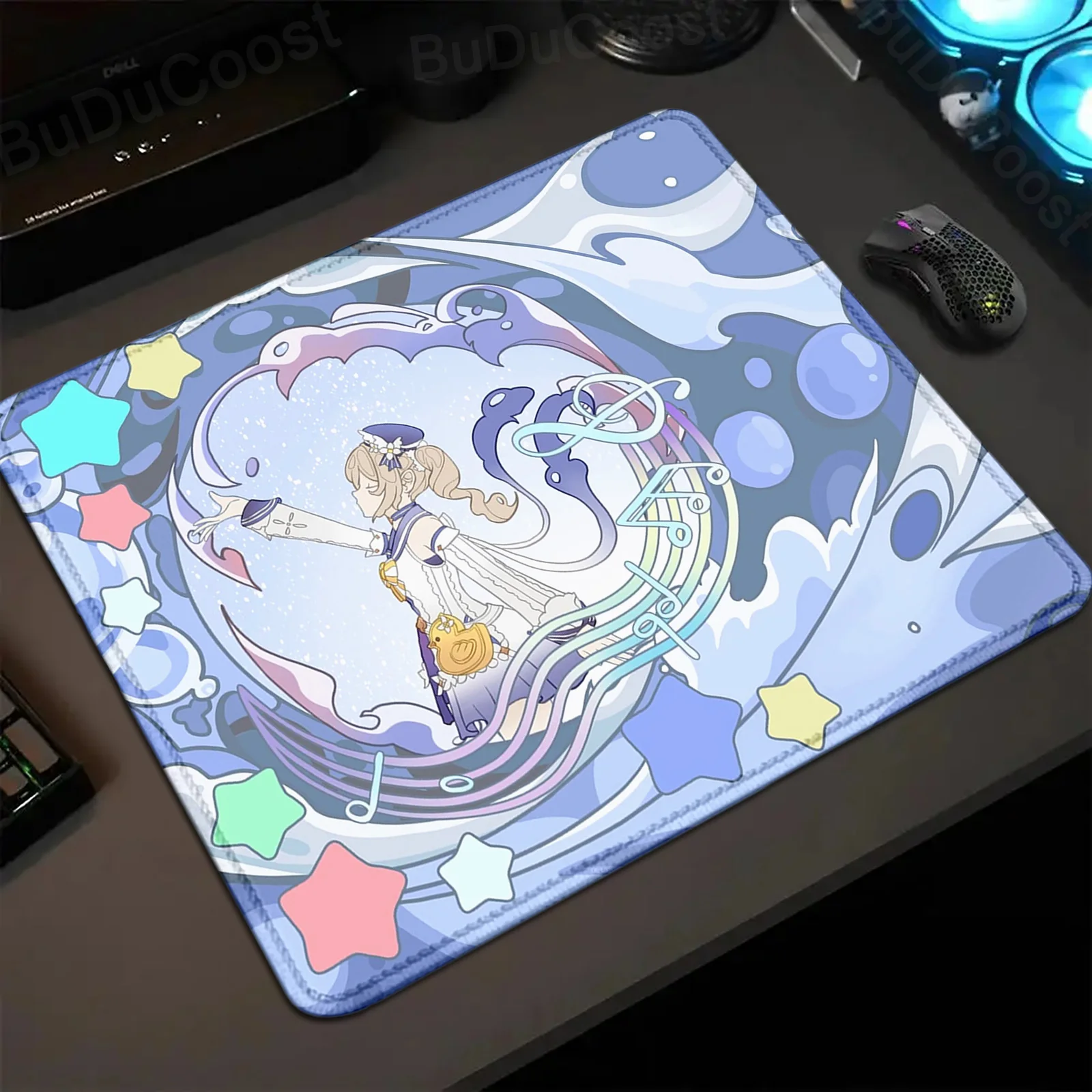 

Anime Genshin Impact Mousepad XS Art Design Mausepad Best Small Pc Deskmat High Quality Little Mice Mat 20x25cm Office Speed Rug