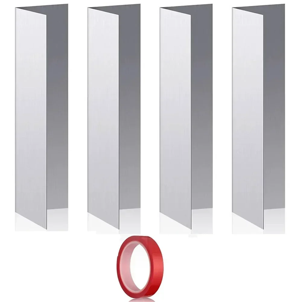 

Sleek Design Garage Seal Strips Pack Contains Four Pieces Each Sized at Five Point Nine by One Point Seven Inches