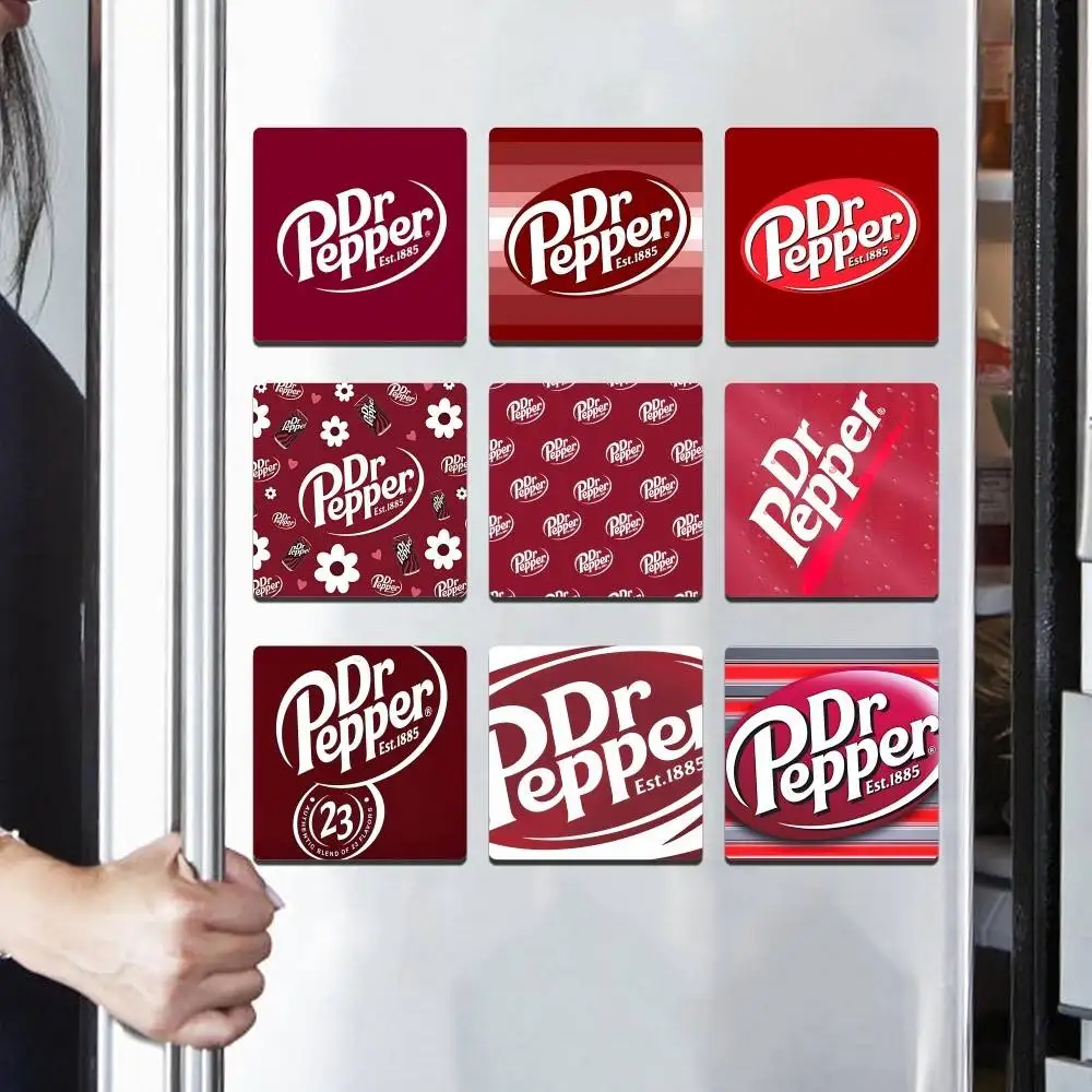 Imán para nevera D-Dr P-Pepers, imanes cuadrados creativos para nevera, imagen para cocina, oficina, pizarra blanca, regalos de decoración del hogar