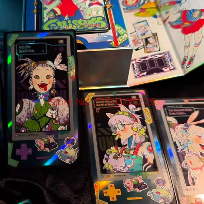 Kayou Oficial, Nuevo y Genuino, Tarjetas de la Serie Luckyroom de Skeen-Zenshin, Mercancía de Anime, Colección de Tarjetas Artísticas, Juguetes de Tarjetas Exquisitos, Regalo