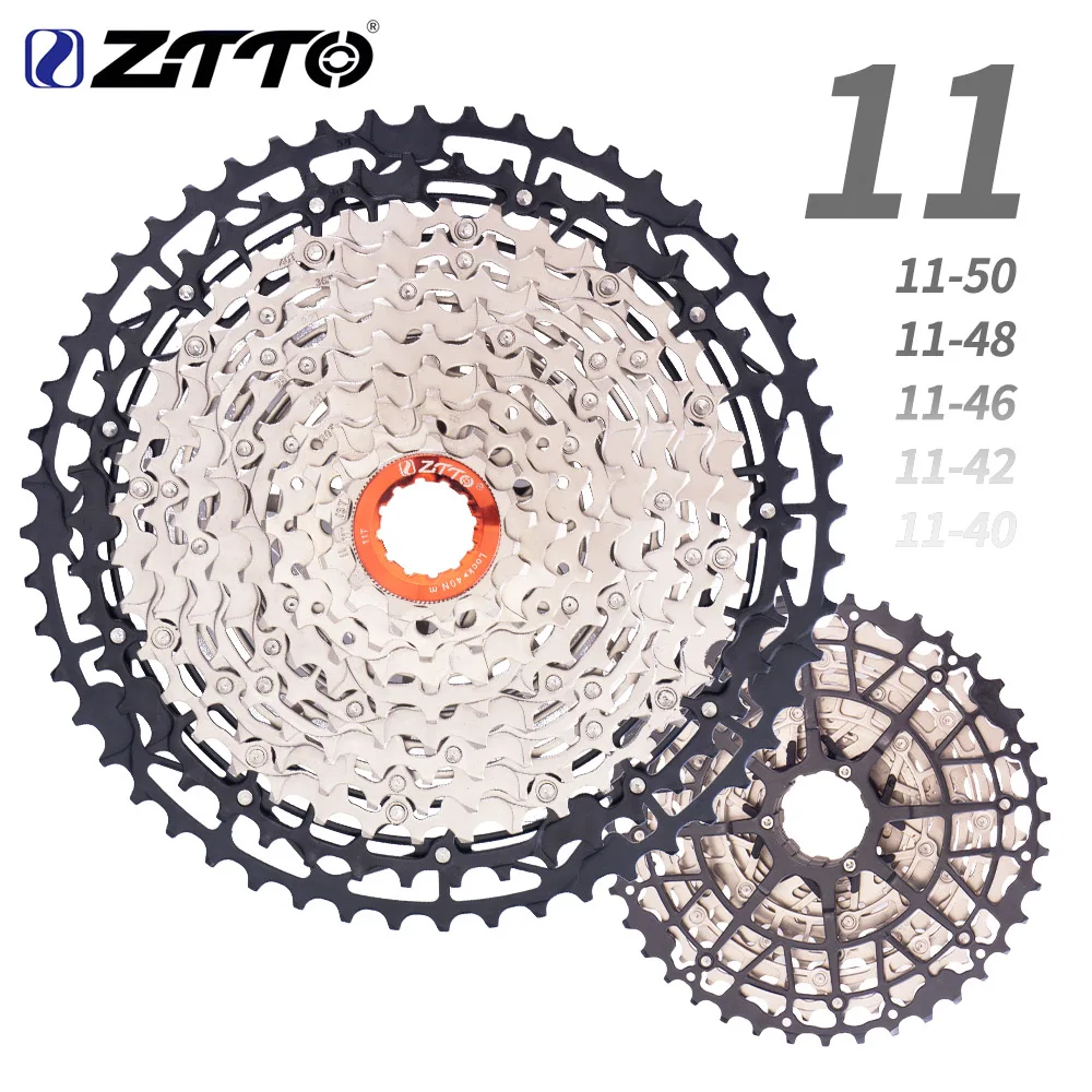 ZTTO MTB 11Speed 11-46 11-48 11-50 Cassette Durable Steel K7 for Mountain Bike Compatible with XX1 GX  M7000 U6000 Shifters HG