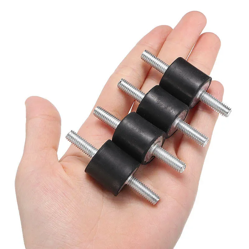 Effective 4X Rubber Buffer Set Vibration Damper Silent Block Rubber Metal Buffer M5 M6 M8 for Radio Equipment and Instruments