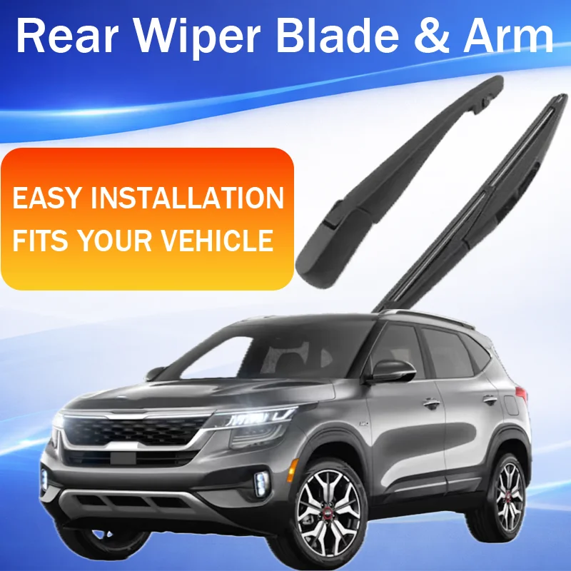 11 Rear Wiper Blade & Arm Set suitable for Kia Seltos 2020-2022 Rear Windscreen Windshield Wiper