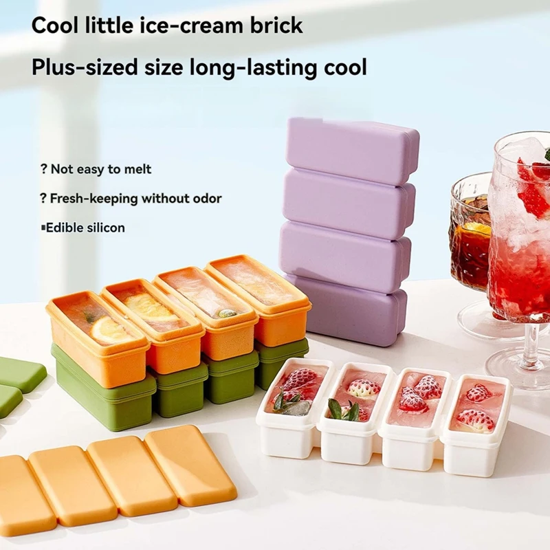 Outdoor Ice Block Molds For Whiskey,Reusable Reinforced Silicone Molds Cold Plung Ice Mold Ice Maker Box image 4